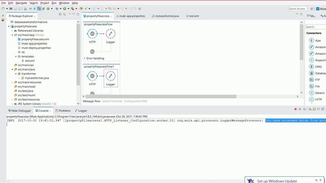 Tutorial 7: How to Access Property File in Mule | Propertyfile local | Property file Server смотреть онлайн