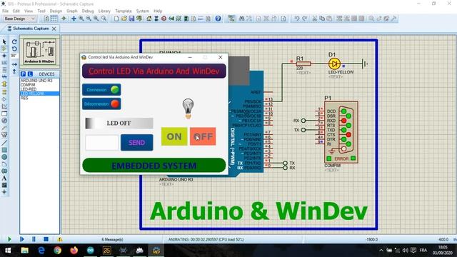 Control LED Via Arduino And WinDev IDE смотреть онлайн