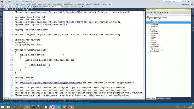 Building Real Time Web Applications with SignalR смотреть онлайн
