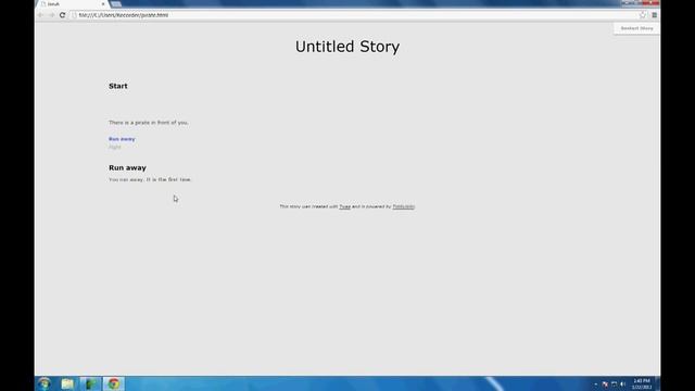 Twine 1.3.5: Choices, Variables, and if/else Statements смотреть онлайн