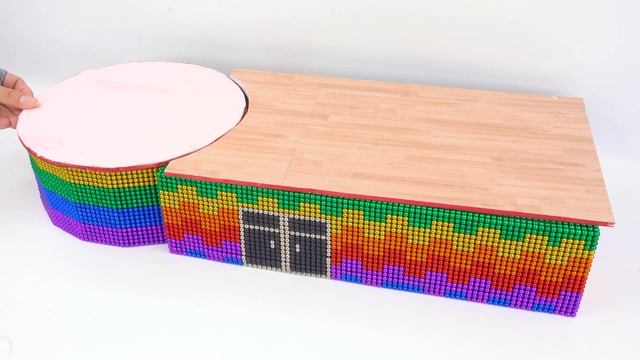 DIY - How To Build Swimming Pool For Pet From Magnetic Balls (Satisfying) | Magnet Pool Series #1 смотреть онлайн
