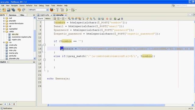Curso de PHP 43 - Validar formularios mediante AJAX смотреть онлайн