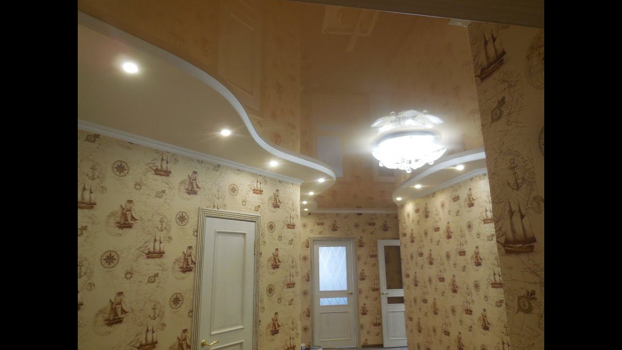 КАК СДЕЛАТЬ ВОЛНОЙ потолок из ГИПСОКАРТОНА своими руками, КАК СДЕЛАТЬ потолок из гипсокартона видео смотреть онлайн