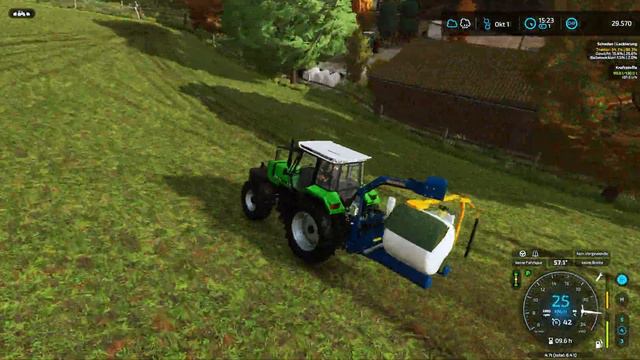 LS22 Berghof #32 | Siloballen Wickeln am Hang | Farming Simulator 22 смотреть онлайн