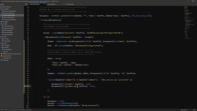 Cómo crear una API con PHP - Lección 37 - JWT en Base de Datos смотреть онлайн