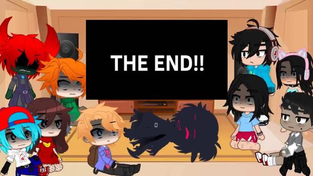 реакцыя персонажей fnf на tricky vs evil bf смотреть онлайн