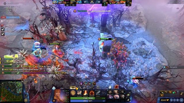 DOTA 2 POS 1 LINA смотреть онлайн