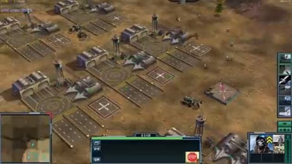 [C&C Generals Zero Hour] - 1vs7 - Laser vs 7 Airforce - Hard Mode