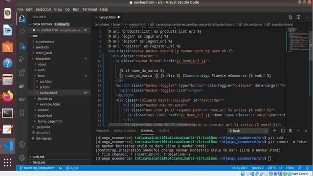 Aula 32 - Loja Online - Django - Integração do bootstrap com o projeto смотреть онлайн