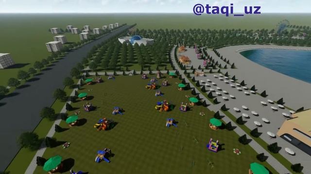 Navoiy Shahri Markazi Uchun Ko'ngilochar Park Loyihasi