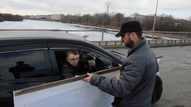 Гиви на мосту в Биробиджане. 17.03.17. Часть 3 смотреть онлайн