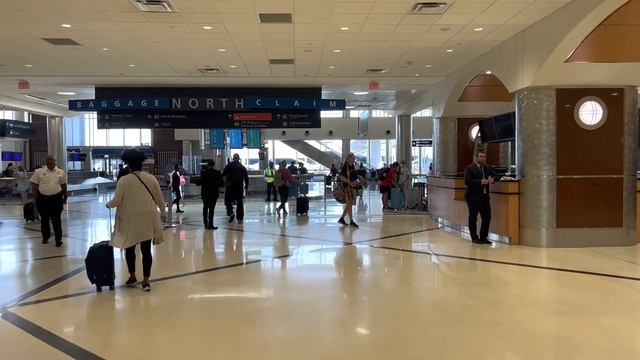 4K Virtual Walks - Atlanta International Airport Walking Tour | Terminal D to Frontier Baggage Clai смотреть онлайн