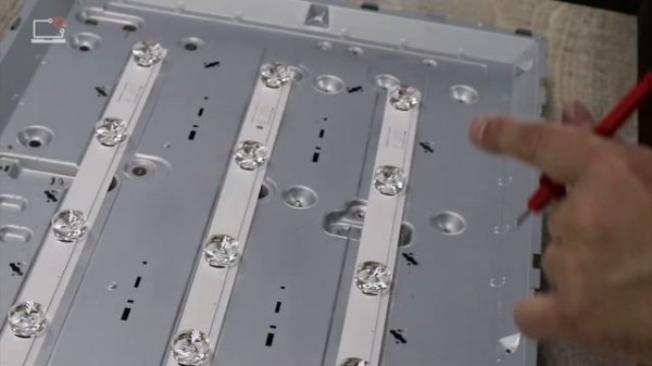 Замена светодиодной подсветки на телевизоре LG 32LB650V