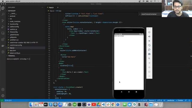 Building a Note taking app in React Native | Manoj Singh Negi | Recraft Relic смотреть онлайн