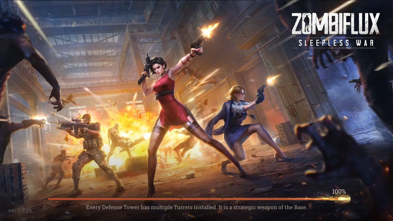 Zombiflux Sleepless War - Gameplay By Nikeygame