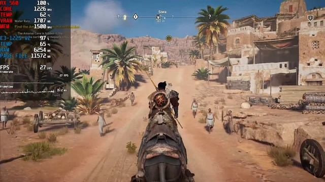 Assassin's Creed Origins | RX 560 + i5 3470 / Xeon E3-1225 v2 | 1080p 900p 720p | Medium Settings смотреть онлайн