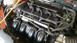 Форд Фокус 2 замена шланга под впускным коллектором (пробный пуск) часть4