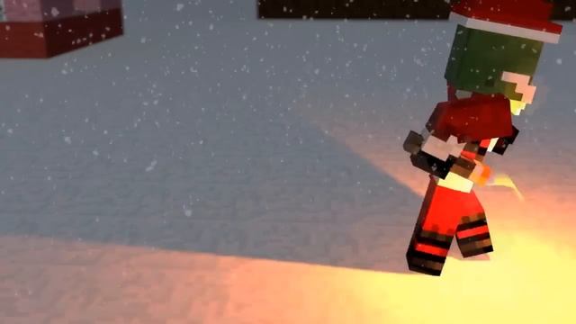 "Merry Christmas" - Minecraft 3D Animation смотреть онлайн