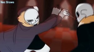 Фелл Санс против Киллер  Санс. Без озвучка  #музыка  #монтаж