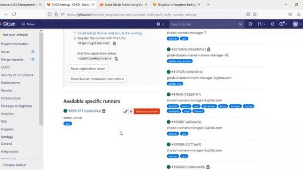 GitLab Runner Registration with Docker Executor