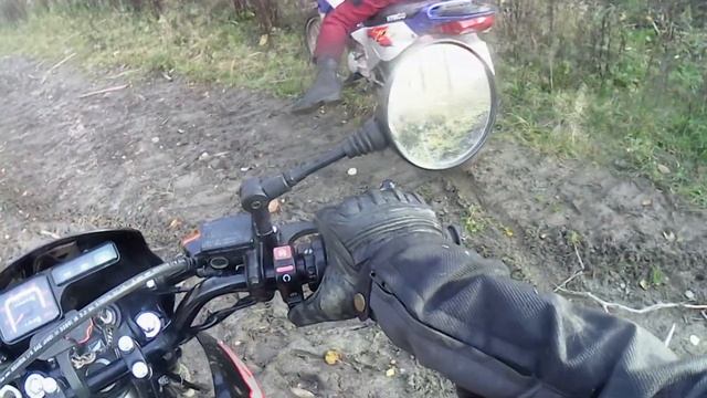 Enduro na Honda XR 125l w/ KYMCO styker 125 смотреть онлайн