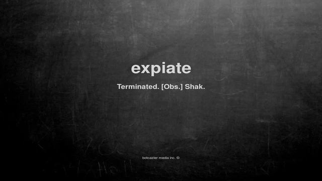 What does expiate mean смотреть онлайн
