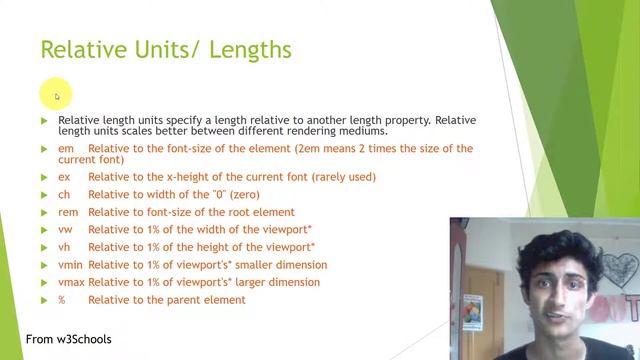 css units, Types of Length Units in CSS смотреть онлайн