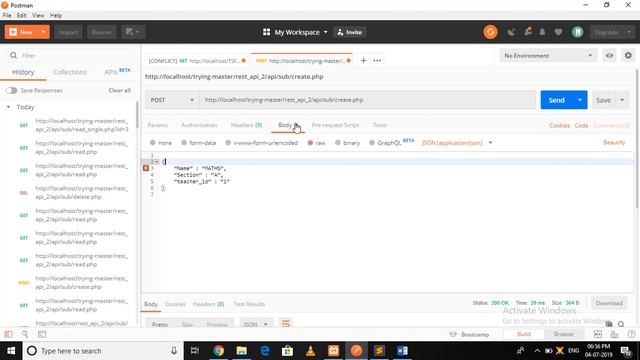 Creating REST APIs using PHP, MYSQL and Postman. смотреть онлайн