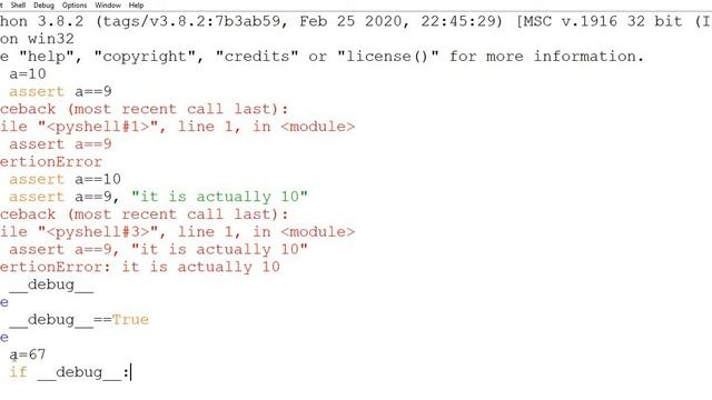 PYTHON TUTORIAL: __DEBUG__ IN PYTHON||ASSERT IN PYTHON смотреть онлайн