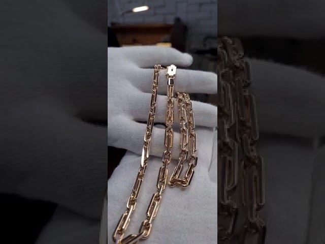 Золотая цепь Якорная 2+1 | Gold Anchor Chain 2+1 | #shorts смотреть онлайн