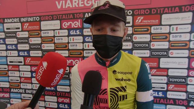 Magnus Cort - Interview at the finish - Stage 10 - Giro d'Italia 2023 смотреть онлайн