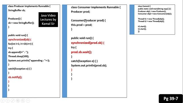 C39 V8 PC PROBLEM USING WAIT AND NOTIFY PG 39 7 смотреть онлайн