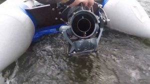 Тайваньский водомет. Устранение тяги в сторону мотора.