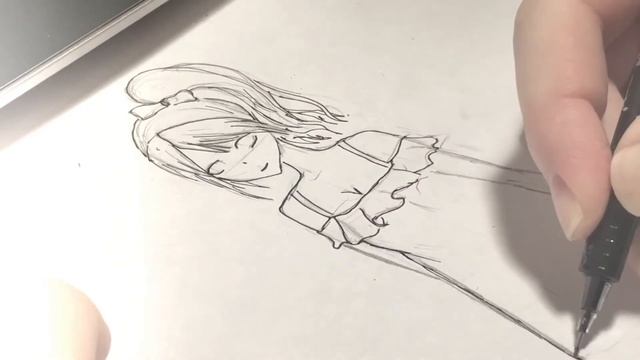 How to draw anime | рисуем аниме | Лиза смотреть онлайн