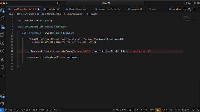 Laravel Sanctum Token Authentication All you need. #freetopg #laravel #php смотреть онлайн