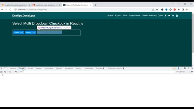 Multi Select dropdown checkbox in React js смотреть онлайн