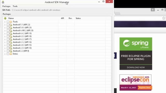 Cocos2dx 3.4 Setting Up Eclipse & Android & Visual Studio For Windows смотреть онлайн