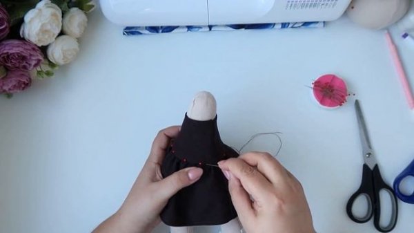 Кукла ШКОЛЬНИЦА. Часть 1