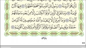 Коран. Сура "Аль-Баййина".  #коран #сура #таджвид