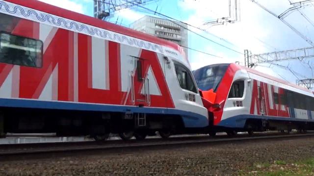 Электропоезда ЭГ2ТВ-024/021 "ИВОЛГА 1.0" сообщением "Подольск - Нахабино" смотреть онлайн