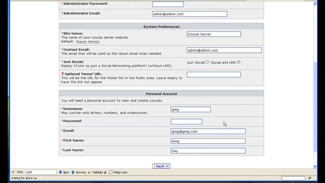 ATutor Installation Instructions смотреть онлайн