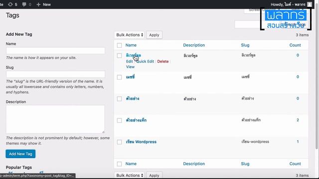 จัดกลุ่ม Wordpress โพสด้วย Category และ Tag !! смотреть онлайн