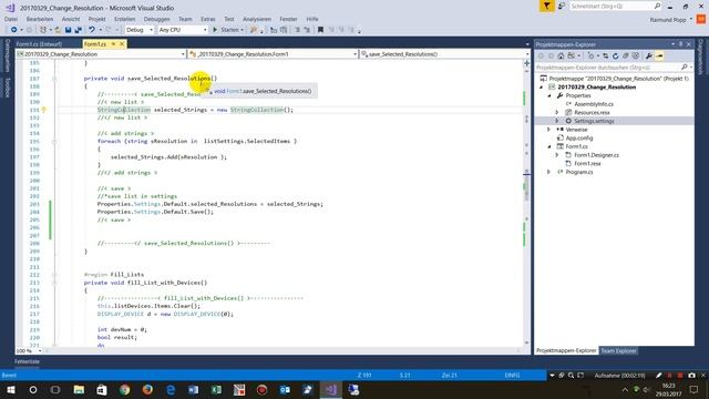 Save and Read Settings with Properties.Settings.Default смотреть онлайн