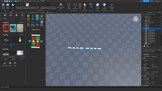 КАК ПОСТРОИТЬ ДОРОГУ В РОБЛОКС || ROBLOX STUDIO ДОРОГА смотреть онлайн