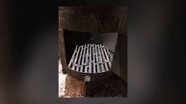 Из водонагревательного бака печь для казана. смотреть онлайн