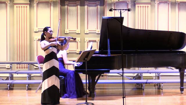 Beethoven Sonata for Piano and Violin No. 3 (2nd mvt) Hyunjung Kim and Chung Lim LIVE смотреть онлайн