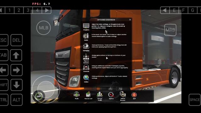 Euro Truck Simulator 2 Winlator Windows Emulator On Android Realme GT Master Edition