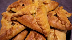 ЭЧПОЧМАК или треугольники с мясом и картошкой в духовке