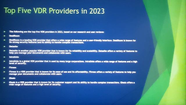 Best Virtual Data Room Overview in 2023 смотреть онлайн