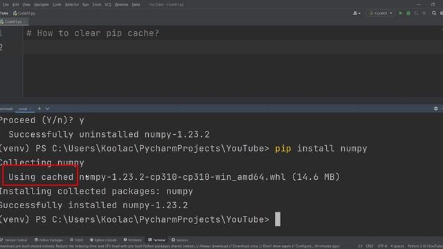 How to Clear pip Cache Correctly in Python смотреть онлайн